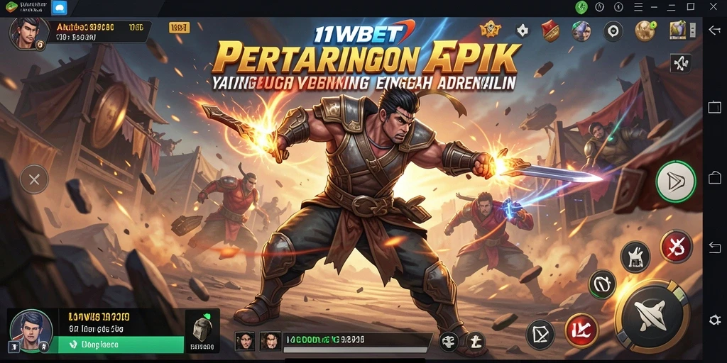 Screenshot menampilkan aksi seru dalam permainan 11WBET.