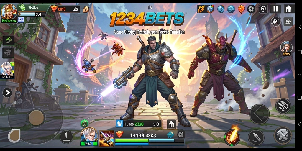 Tangkapan layar dari gameplay strategis yang mengasyikkan di 1234BETS.
