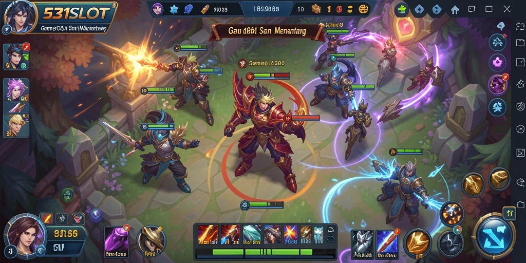 Screenshot menunjukkan gameplay seru dari 531SLOT.