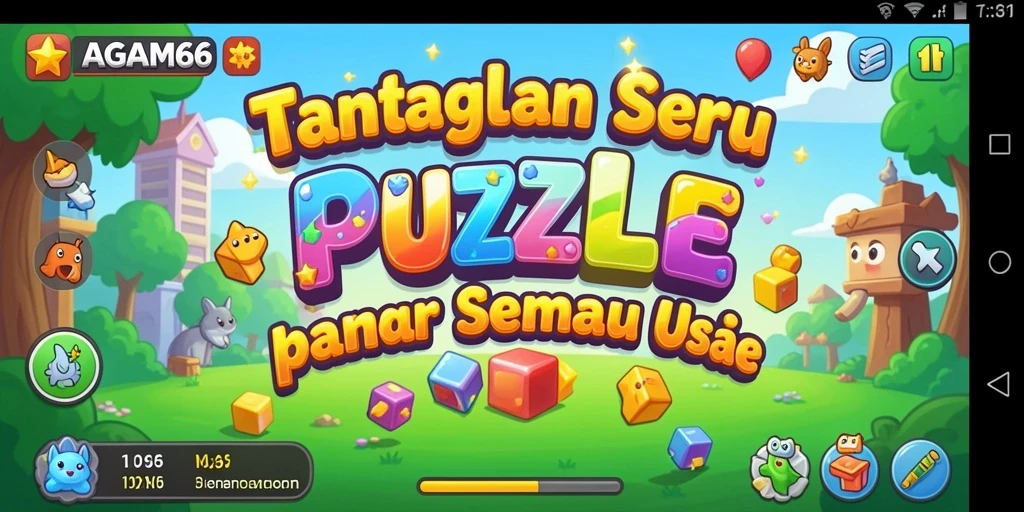 Tampilan gameplay AGAM66 yang menarik dengan berbagai teka-teki menantang.