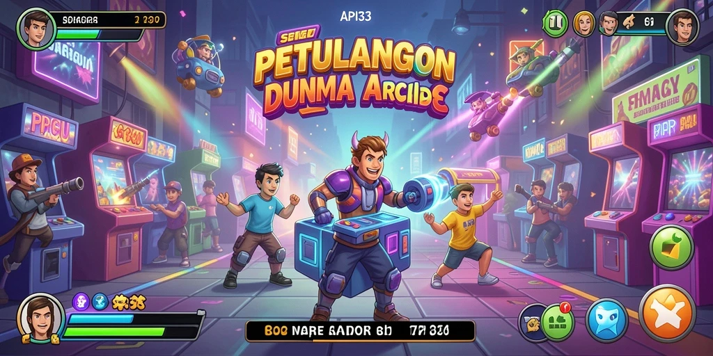 Tampilan gameplay menyenangkan dan penuh aksi dalam API33.
