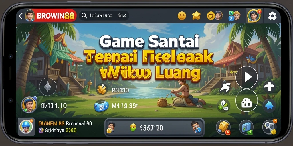 Screenshot BROWIN88 menampilkan momen gameplay yang menyenangkan dan santai.