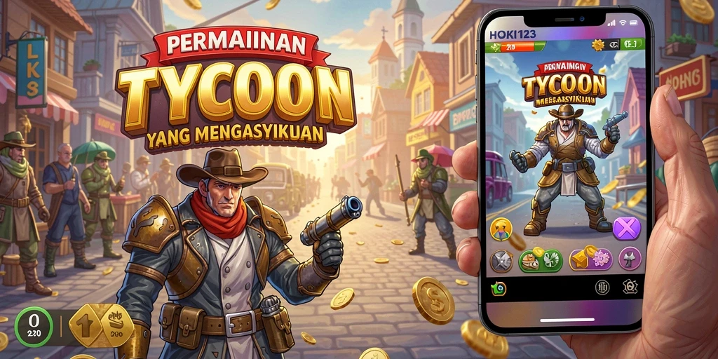 Gameplay HOKI123 menampilkan pengalaman Tycoon yang menantang dan menyenangkan.