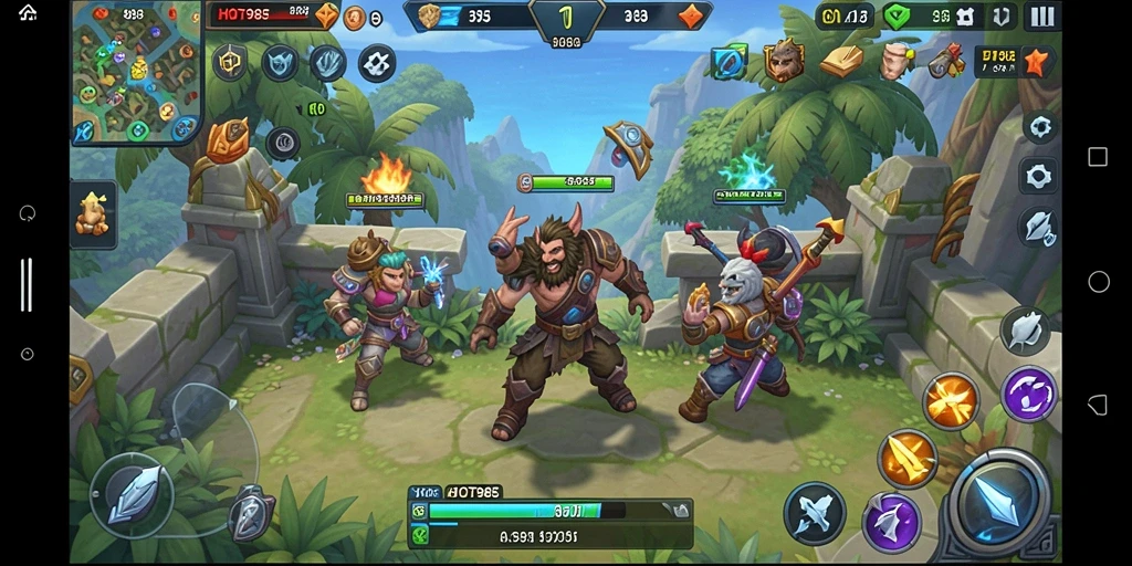 Tampilan gameplay HOT985 yang realistis dan interaktif.