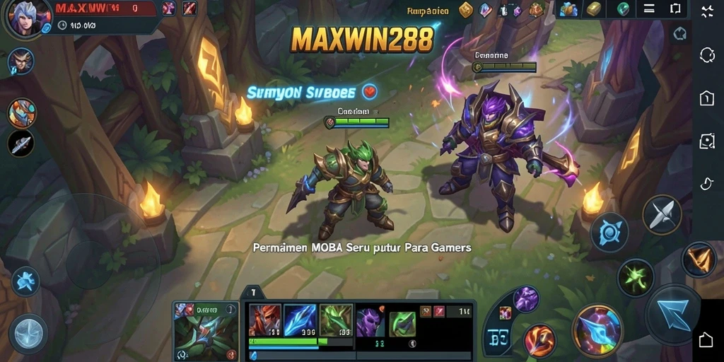 Tampilan gameplay seru dari MAXWIN288 yang mengasah strategi tim.