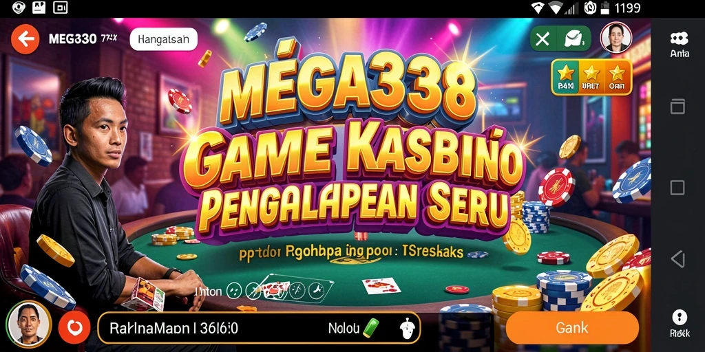 Tampilan menarik gameplay Kasino di MEGA338