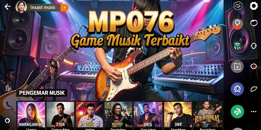 Gameplay seru MPO76 dengan tantangan lagu musik menantang.