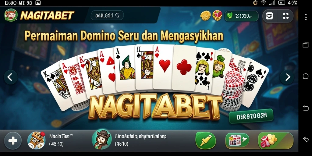 Tampilan gameplay seru di NAGITABET dengan teman-teman.
