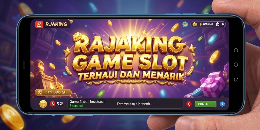 Menampilkan gameplay seru dari mesin slot RAJAKING.