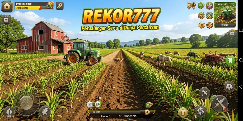 Tampilan menarik dari gameplay pertanian yang mengasyikkan di REKOR777.
