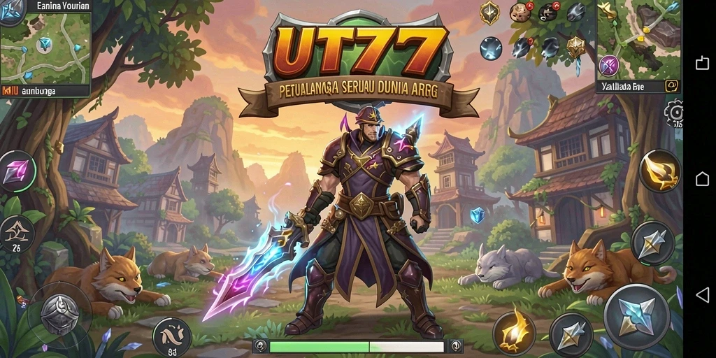 Tampilan gameplay ARPG yang mendebarkan di UT77.
