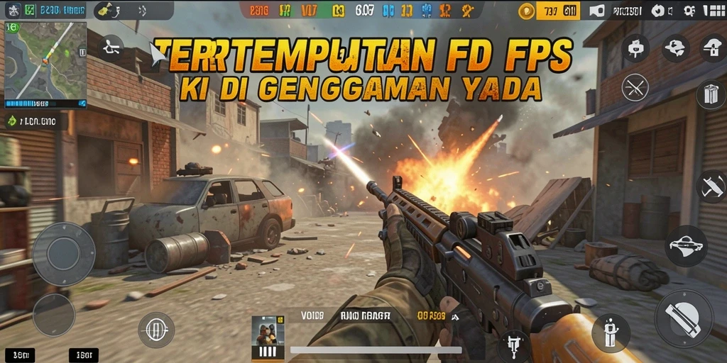 Tampilan gameplay V07 dengan aksi tembak-menembak yang intens.