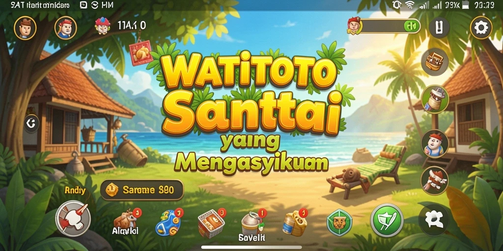 Screenshot WATITOTO menampilkan momen seru dalam gameplay Casual.