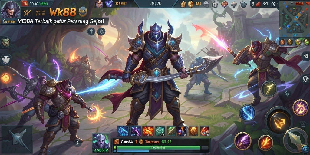 Tampilan menarik dari gameplay seru dalam WK888.